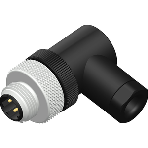 M12 D-Coded Male Right Angle 4 Pin PG7 Screw Type Connector