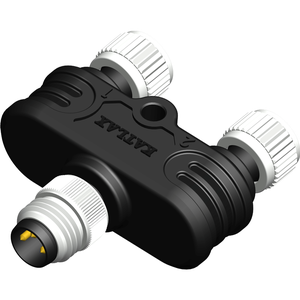 M8 Male to 2x Female 3 Pin Y-splitter