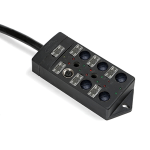 `M12 6 Channel I/O Junction Box Cable Type
