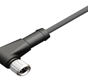 M8 Female Right Angle 4 Pin Connector