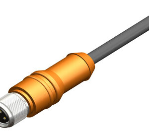 M8 Female Straight 3 Pin 2 LED Connector