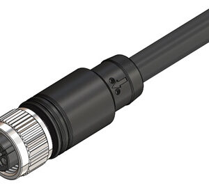 M12 Female Straight 4 Pin Connector