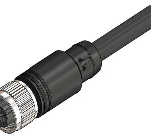 M12 Female Straight 4 Pin Connector