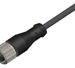 M12 Female Straight 5 Pin Shielded Connector