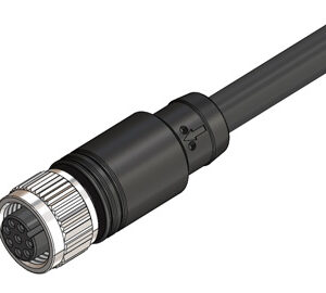 M12 Female Straight 8 Pin Connector