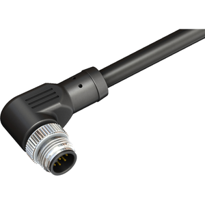 M12 Male Right Angle 8 Pin Connector
