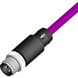 M12 Male Straight 5 Pin CanOpen/DeviceNet Connector