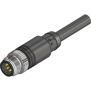 M12 Male Straight 8 Pin Connector