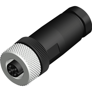 M12 Female Straight 5 Pin PG9 Screw Type Connector
