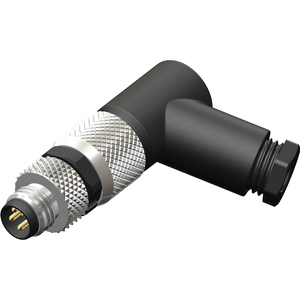 M8 Male Right Angle 3 Pin Screw Type Connector