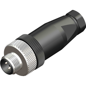M12 Male Straight 4 Pin PG7 Screw Type Connector