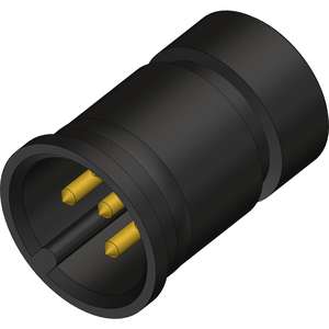 M12 Male 5 Pin Black Contact Carrier